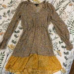 Banana republic long sleeve floral dress